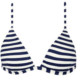 Barts - Yadbor - Triangelbikini - Wit/Blauw - 91% Polyamide - Stretch