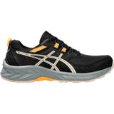 Asics - Gel Venture 9 - Damesschoenen - Zwart Grijs Roos - Ademend Mesh