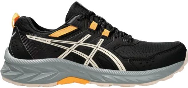 Asics - Gel Venture 9 - Damesschoenen - Zwart Grijs Roos - Ademend Mesh
