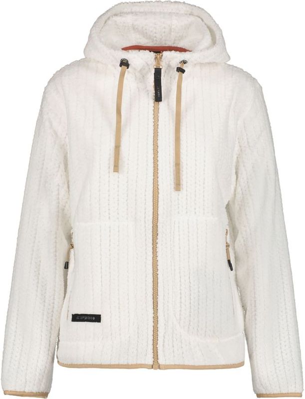 Icepeak - AALET - Gebreid Fleecejack - Natural White