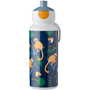 Mepal pop up drinkfles Campus 400 ml – Sluit goed af – Drinkbeker voor kinderen – Jungle