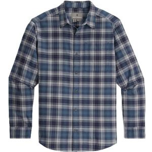 Royal Robbins Lieback Organic Cotton Flannel L/S Overhemd (Heren |blauw/grijs)