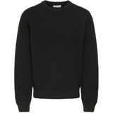 Gebreide zwarte trui