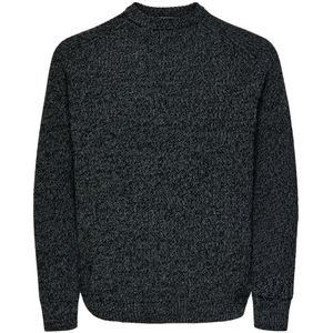 Only & Sons - Gebreide Trui - Ruimvallend - Ronde Halslijn