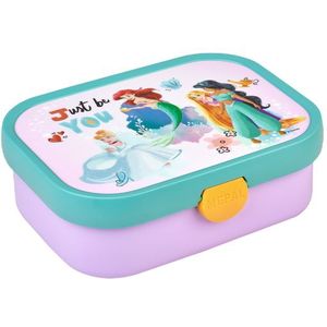 Mepal lunchbox Campus – Broodtrommel met vakjes voor kinderen – Geschikt voor 4 boterhammen – Disney Princess