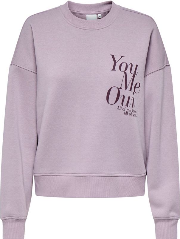 ONLY - ONLBEST PRINT CREW NECK SWT - Dames - Sweatshirt
