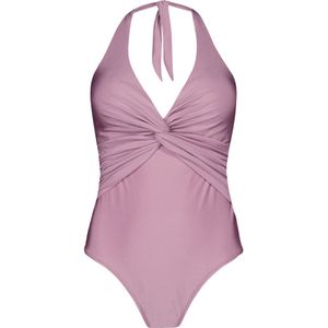 Barts - Isla Halter Shaping One Piece - Badpak - Mauve - 80% Polyamide, 20% Elastaan