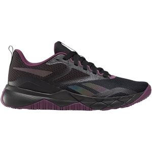 Reebok - NFX Sneakers - Zwart - Paars - Ademend Mesh Bovenwerk