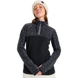 Roxy Sayna Fleece Met Halve Rits Zwart Vrouw