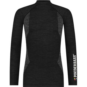 Ondershirt Poederbaas Men Techincal Thermo L/S Black