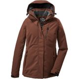 killtec - 37411-000 KOW 140 WMN JCKT - Winterjas - Cappuccino - Dames - Afneembare Capuchon