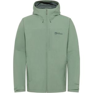 Jack Wolfskin - Tempest 2l Jkt - Herenjas - Groen - Waterdicht - Ademend