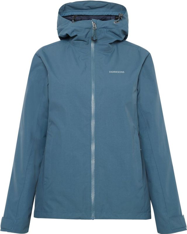 Didriksons Womens Trinya Jacket 3-in-1-jas (Dames |blauw |waterdicht)