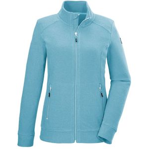 Killtec - KOS 100 WMN FLC JCKT - Fleecejack - Bali Blauw - Opstaande Kraag