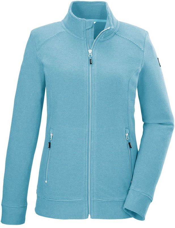Killtec - KOS 100 WMN FLC JCKT - Fleecejack - Bali Blauw - Opstaande Kraag
