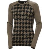 Helly Hansen - W Lifa Merino Midweight Graphic 1/2 Zip - Baselayer - Blauw - Dames