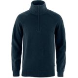 Fjällräven - Övik Lite Half Zip - Wollen Trui - Blauw