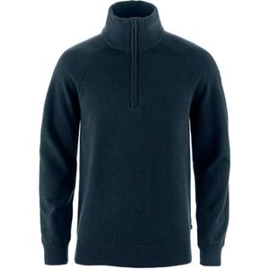 Fjällräven - Övik Lite Half Zip - Wollen Trui - Blauw