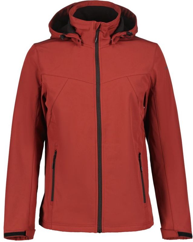 Icepeak - BRIMFIELD - Softshell-jack - Rood - Met Afneembare Capuchon
