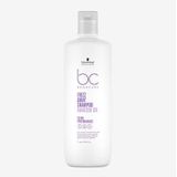 Schwarzkopf Bonacure Frizz Away Shampoo 1000ml - Normale shampoo vrouwen - Voor Alle haartypes