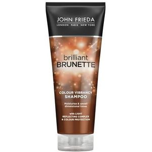 John Frieda Brilliant Brunette Colour Protecting Moisturizing Shampoo 250 ml