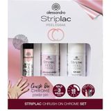 Alessandro - Striplac Peel or Soak - Nagellakset - Rosé Crush on Chrome - 1 st