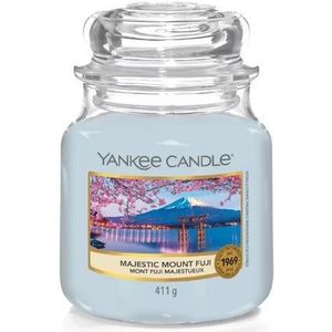 Yankee Candle Medium Jar Geurkaars - Majestic Mount Fuji