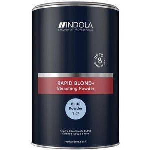 Indola Rapid Blonde + Blondeerpoeder 450 gram Blue
