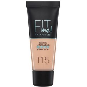 Maybelline Fit Me! Matte+ Poreless Liquid Foundation 115 Ivory 30 ml