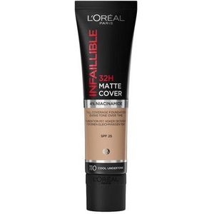 L'Oréal 32H Infaillible Matte Cover Foundation 110 Cool 30 ml