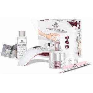 Alessandro Striplac Starterkit - Gelnagellak Set met LED Lamp - Inclusief Kleurlak Roze - Gellak Starterspakket 9 pcs