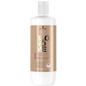 Schwarskopf BlondMe All Blondes Light Shampoo 1000ml - Normale shampoo vrouwen - Voor Alle haartypes