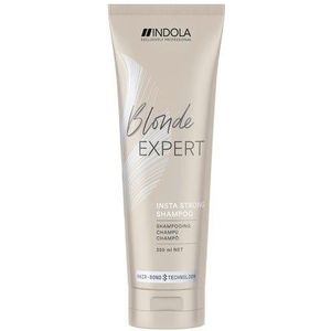 Indola Blonde Expert Insta Strong Shampoo 250ml - Normale shampoo vrouwen - Voor Alle haartypes