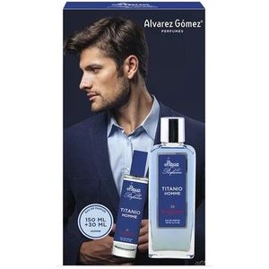 Alvarez Gómez Agua De Perfume Titanio Homme Gift Set
