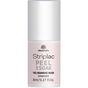 Alessandro Striplac Peel or Soak - Gellak - 102 Heavens Nude - 8 ml