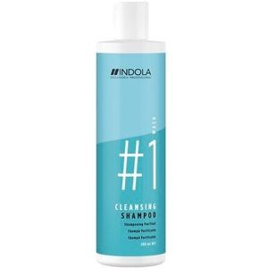 Indola Cleansing Shampoo 300ml - Normale shampoo vrouwen - Voor Alle haartypes