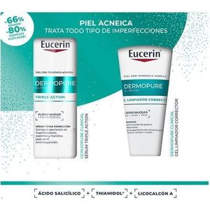 Eucerin - DermoPure Set - Gezichtsverzorging - Voor Vette Huid - Met Salicylzuur en Thiamidol