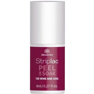 Alessandro Striplac Peel or Soak - Gellak - 138 Wine And Soul - 8 ml