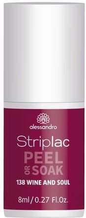 Alessandro Striplac Peel or Soak - Gellak - 138 Wine And Soul - 8 ml