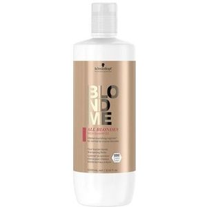 Schwarzkopf BlondMe All Blondes Rich Shampoo 1000ml - Normale shampoo vrouwen - Voor Alle haartypes