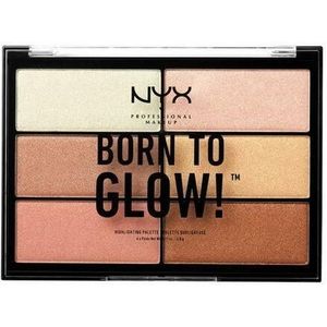 NYX Professional Makeup Born to Glow! Highlighter Palette 145,8 gram