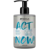 Indola Act Now! Moisture Shampoo 300ml - Normale shampoo vrouwen - Voor Alle haartypes