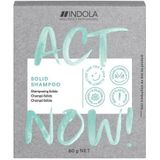 Indola Act Now! Solid Shampoo 60g - Normale shampoo vrouwen - Voor Alle haartypes - 60 gr