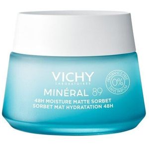 Vichy Minéral 89 48H Moisture Matte Sorbet Cream 50 ml