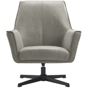 Draaifauteuil Campana Microleder Grey | Nu Op Voorraad