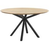 Eettafel Belvio Rond 140 Light Oak Fineer | Nu Op Voorraad