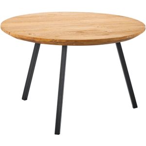 Bijzettafel Aska Teak 65 Cm Rond Naturel Brushed | Nu Op Voorraad