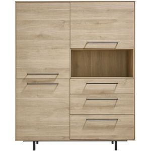 Opbergkast Ricco (125 Cm) Fresh Oak | Nu Op Voorraad