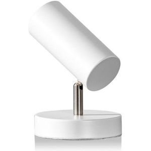 Tafellamp Mirare Wit Metaal 1-spots | Nu Op Voorraad