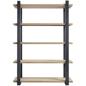 Boekenkast Verato (150 Cm) Naturel Grey | Nu Op Voorraad